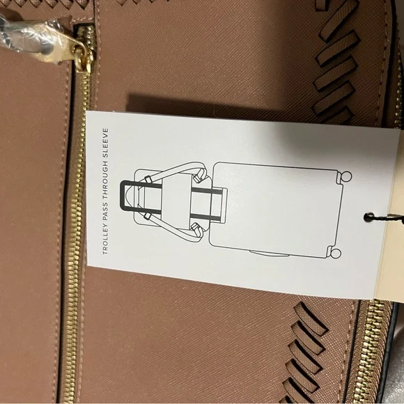 Calpak Kaya Laptop Backpack in Caramel - Picture 6 of 14